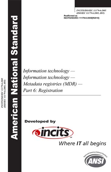 Standards PDF Cover Page